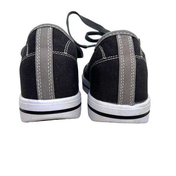 HEELEYS Wheeled Sneakers in Black canvas Gray TZzasrim Unisex Size 5 Big Kid - Picture 7 of 9